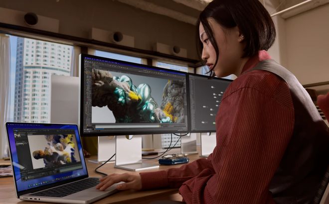 刚刚苹果祭出地表最强AIPC顶配6万5M5Max芯核弹AI性能暴涨4倍(图19)