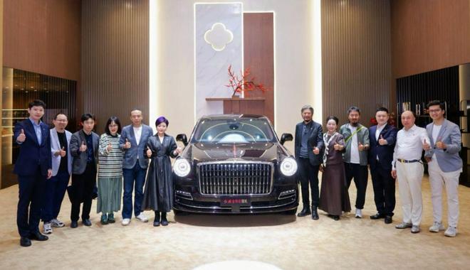 从故宫中轴线到丹霞地貌红旗金葵花于广州车展演绎东方豪华DNA(图7)